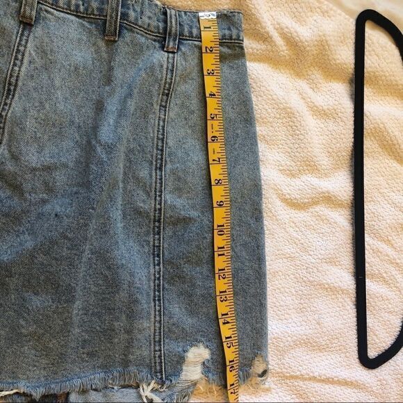FREE PEOPLE Parker Denim Wrap Skirt.Size 24 - Picture 8 of 13